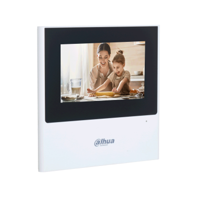 Dahua Technology VTH2611L-WP sistema de intercomunicaci�n de video 10,9 cm (4.3) Negro, Blanco