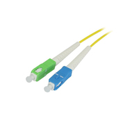 Synergy 21 LWL-1-Faser-Patchk. 20mtr.SC-SC APC 9/125u OS2 G657A2 AD 2mm flexible - Single- bzw. Monomode-Faser - 20 m