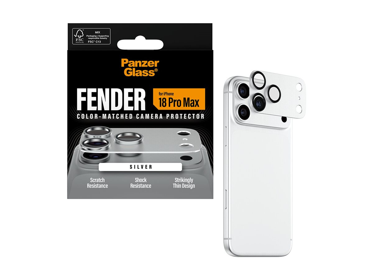 PanzerGlass Fender Protezione Fotocamere Silver iPhone 18 Pro Max