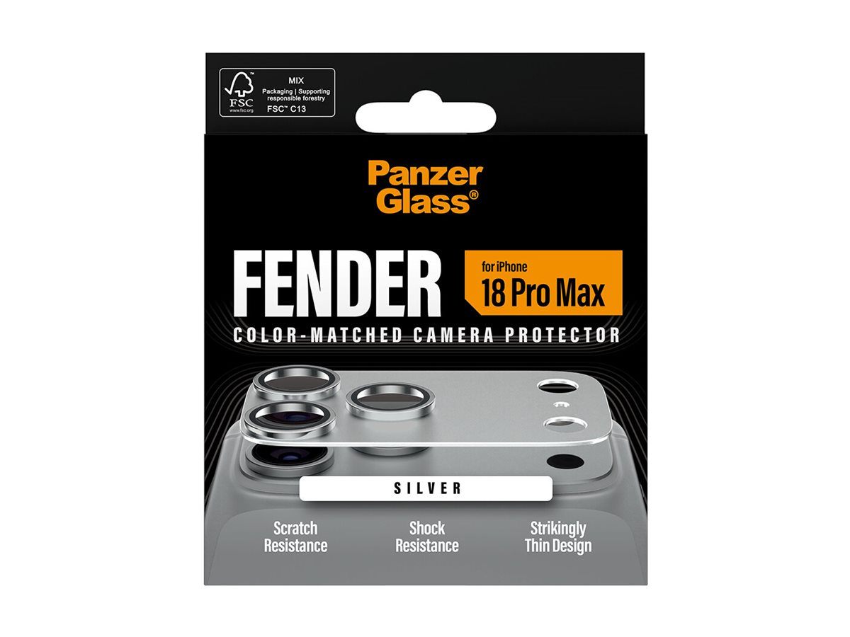 PanzerGlass Fender Protezione Fotocamere Silver iPhone 18 Pro Max