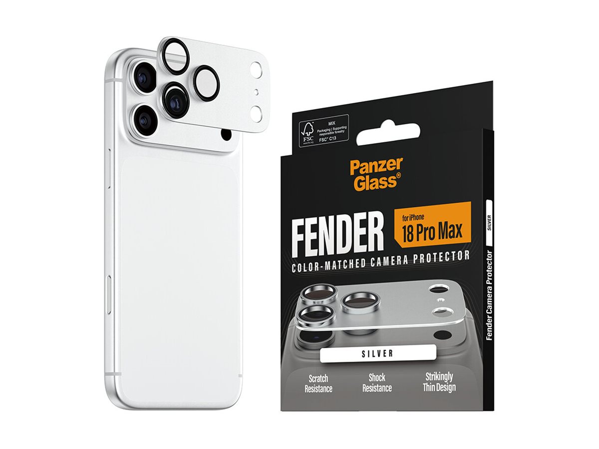 PanzerGlass Fender Protezione Fotocamere Silver iPhone 18 Pro Max