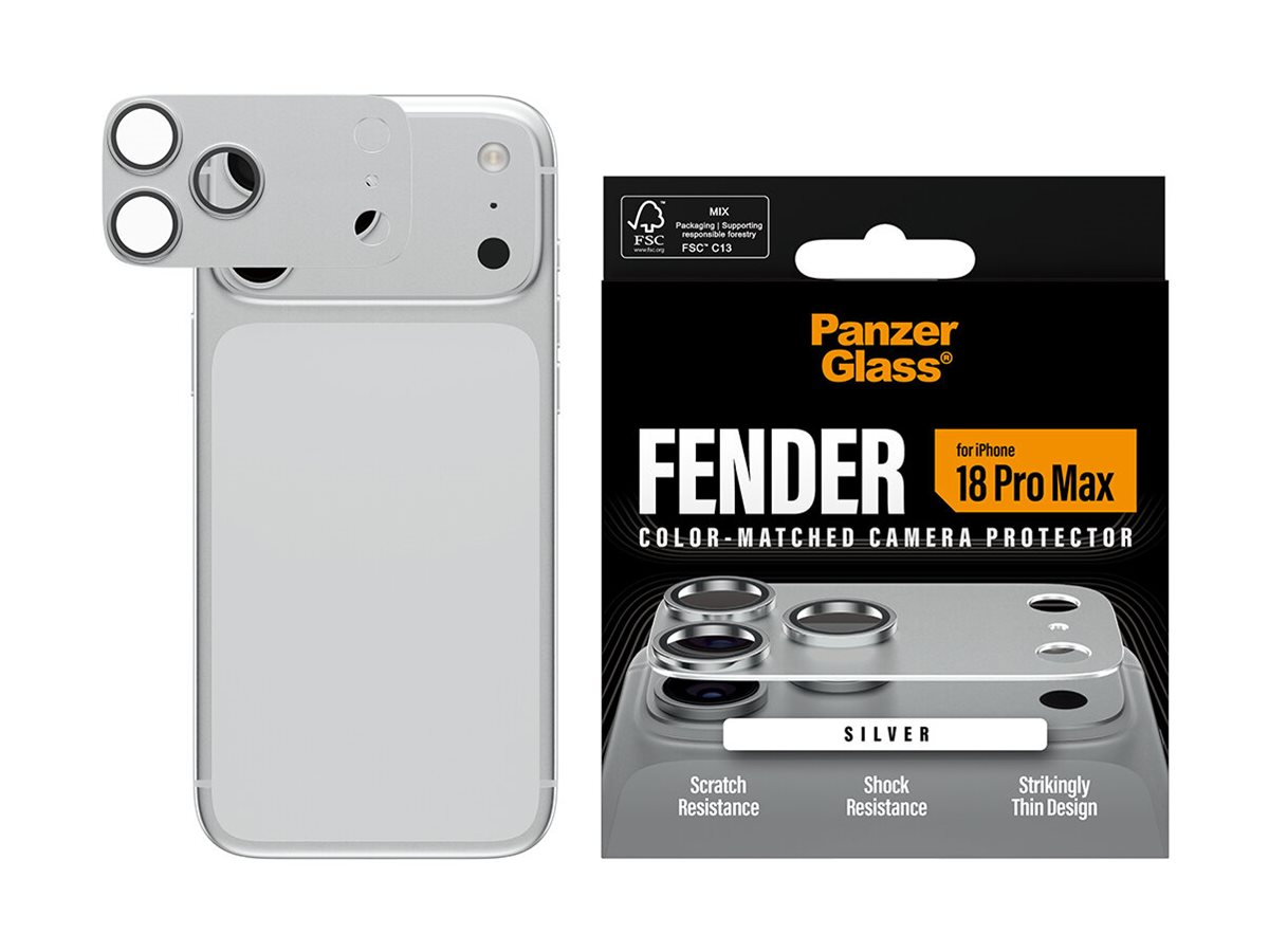 PanzerGlass Fender Protezione Fotocamere Silver iPhone 18 Pro Max