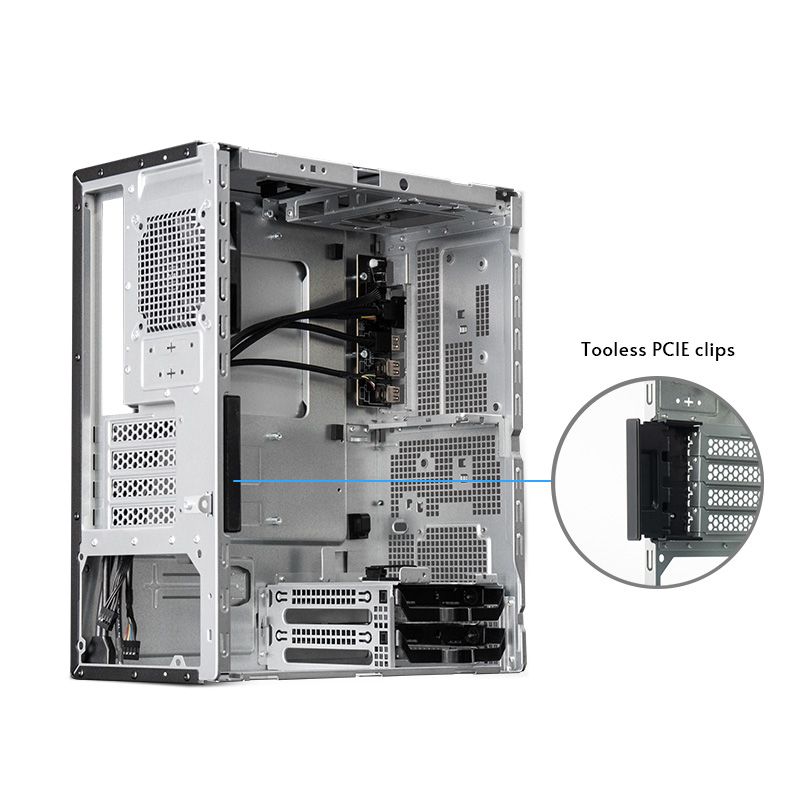 Chieftec Midi Tower BS-20B-OP, Schwarz o.NT Nero