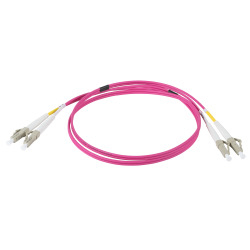 EFB Elektronik IPL-DR-LCULCU-4-0050 cble de fibre optique 0,5 m LC I-V(ZN) H OM4 Violet
