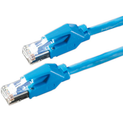 Draka Comteq S/FTP Patch cable Cat6, Blue, 1m networking cable