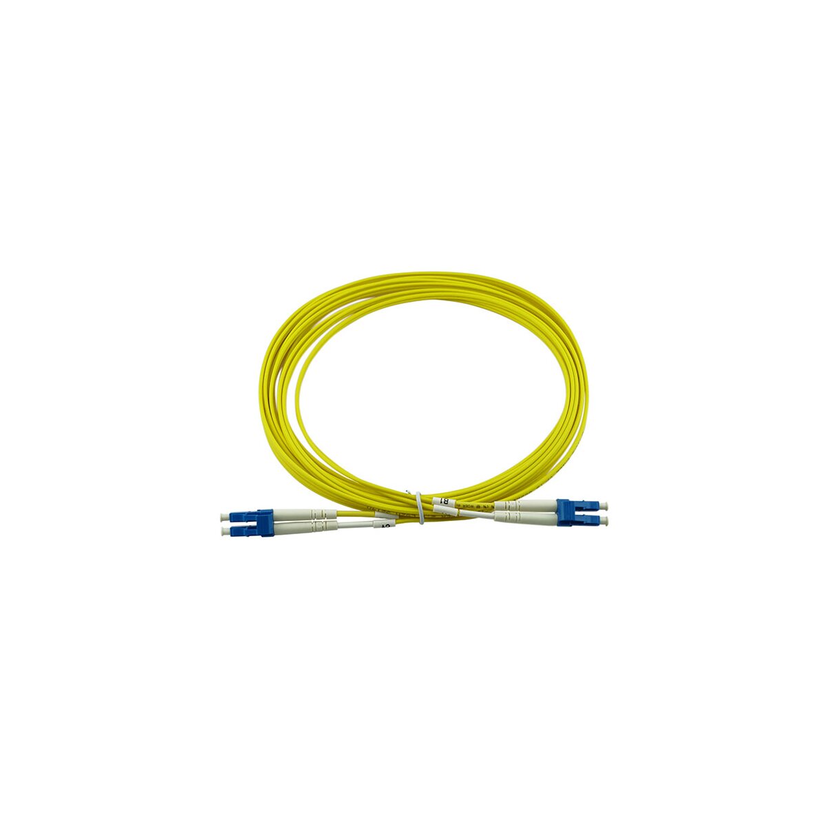 BlueOptics CAB-SMF-LC-LC-5-BO cavo a fibre ottiche 5 m LC/APC G.657.A1 Giallo