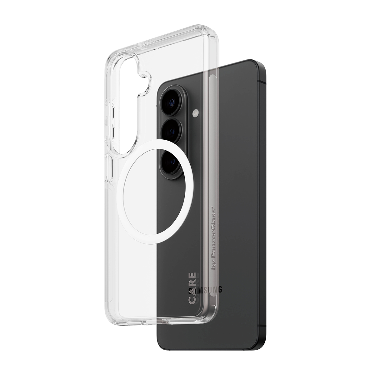 PanzerGlass CARE by � Urban Explorer Case Transparent w. White Qi Samsung Galaxy S26 funda para tel�fono m�vil Transparente