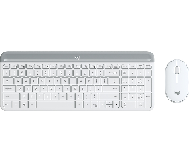 Logitech Slim Wireless Combo MK470 - Tastatur-und-Maus-Set