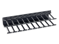 TRITON 19zbh. Kabelfhrungssystem Vertikal fr 800mm Breite Schrnke Schwarz