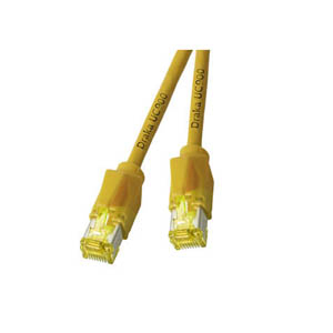 Draka Comteq TM31 Patch Cat6 2m cavo di rete Giallo Cat6a