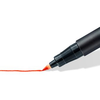 STAEDTLER Lumocolor 318 - Marker - permanent - Schwarz, Rot, Blau, Gr�n - 0.6 mm - fein (Packung mit 4)