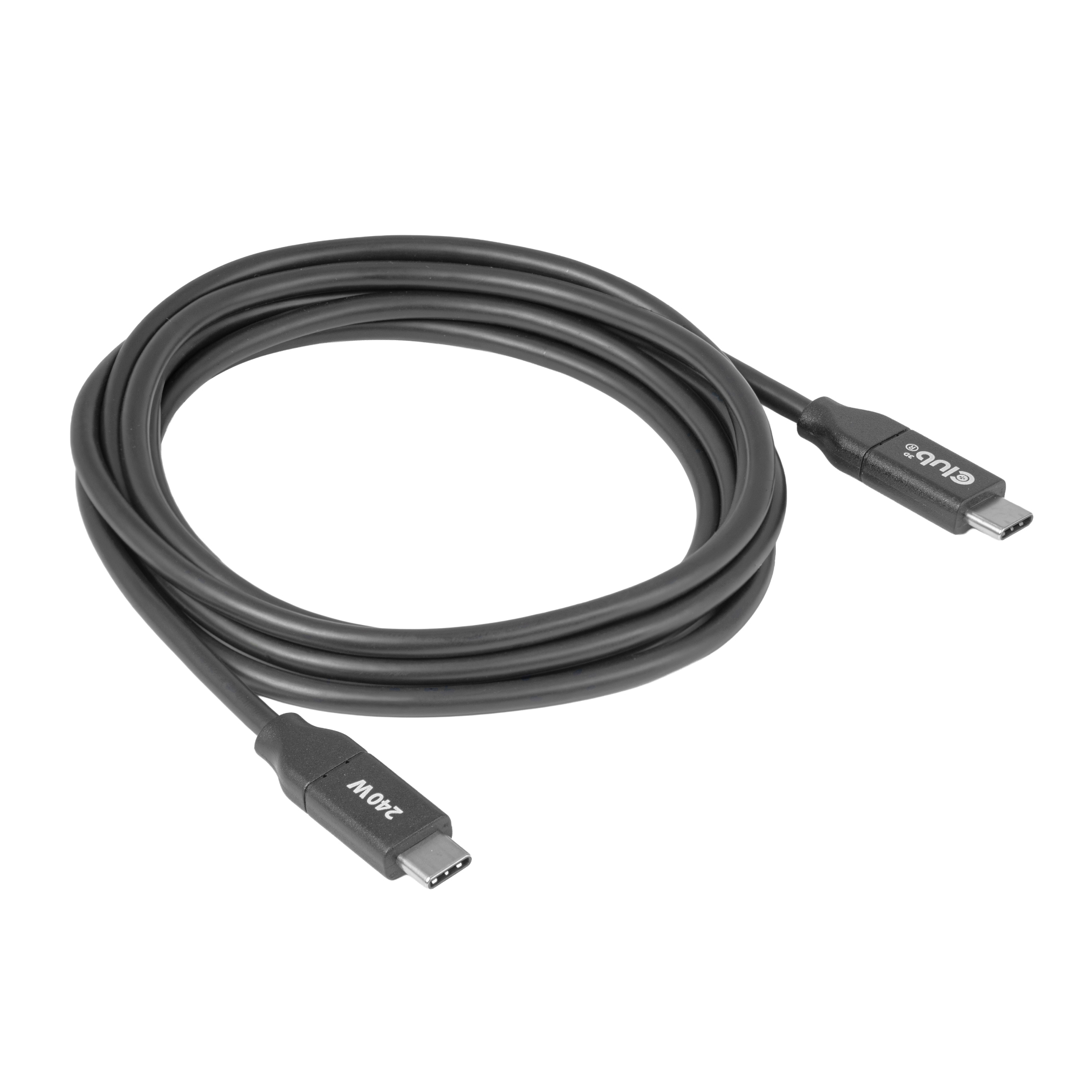 CLUB3D USB-C� Safe Cable 240W No Data 2m/6.56ft