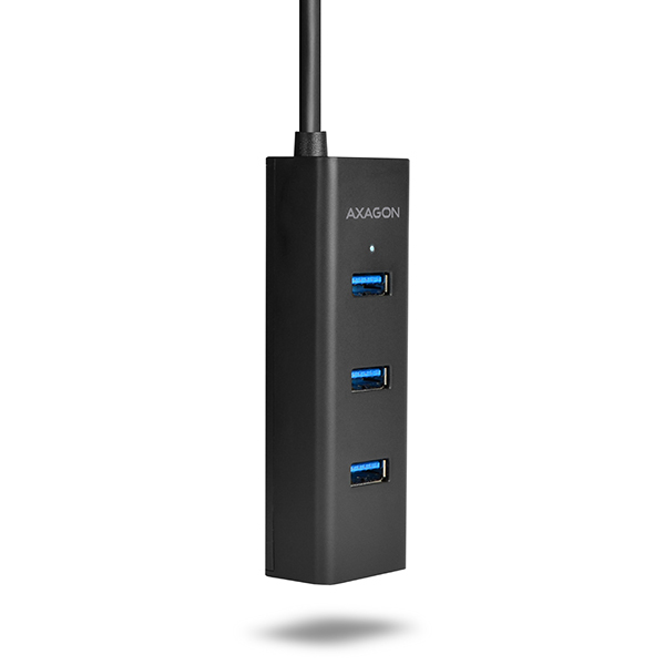 Axagon HUE-S2B interface hub USB 3.2 Gen 1 (3.1 Gen 1) Type-A 5000 Mbit/s Black