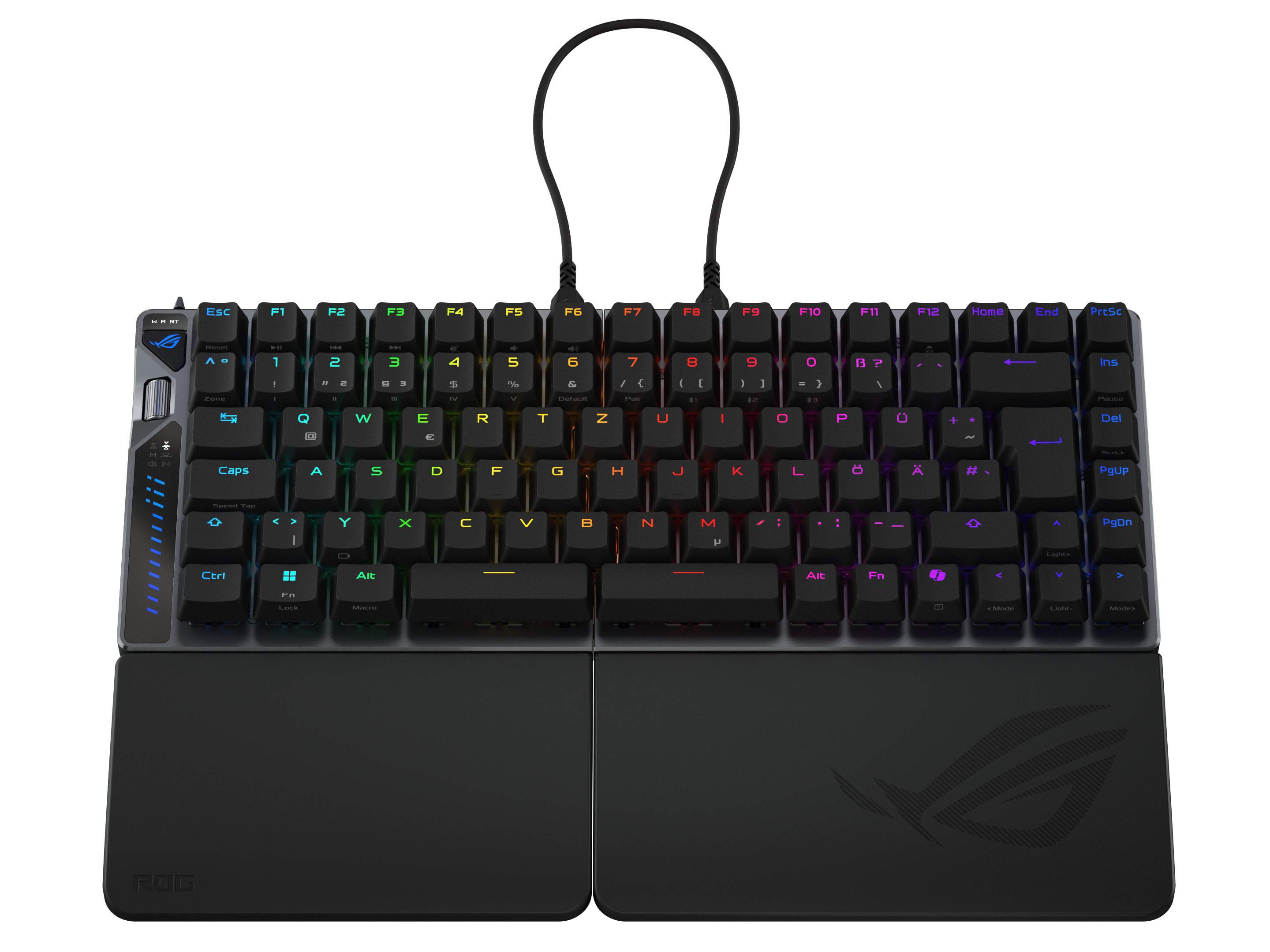 ASUS ROG Falcata keyboard Gaming USB + RF Wireless + Bluetooth QWERTZ German Black
