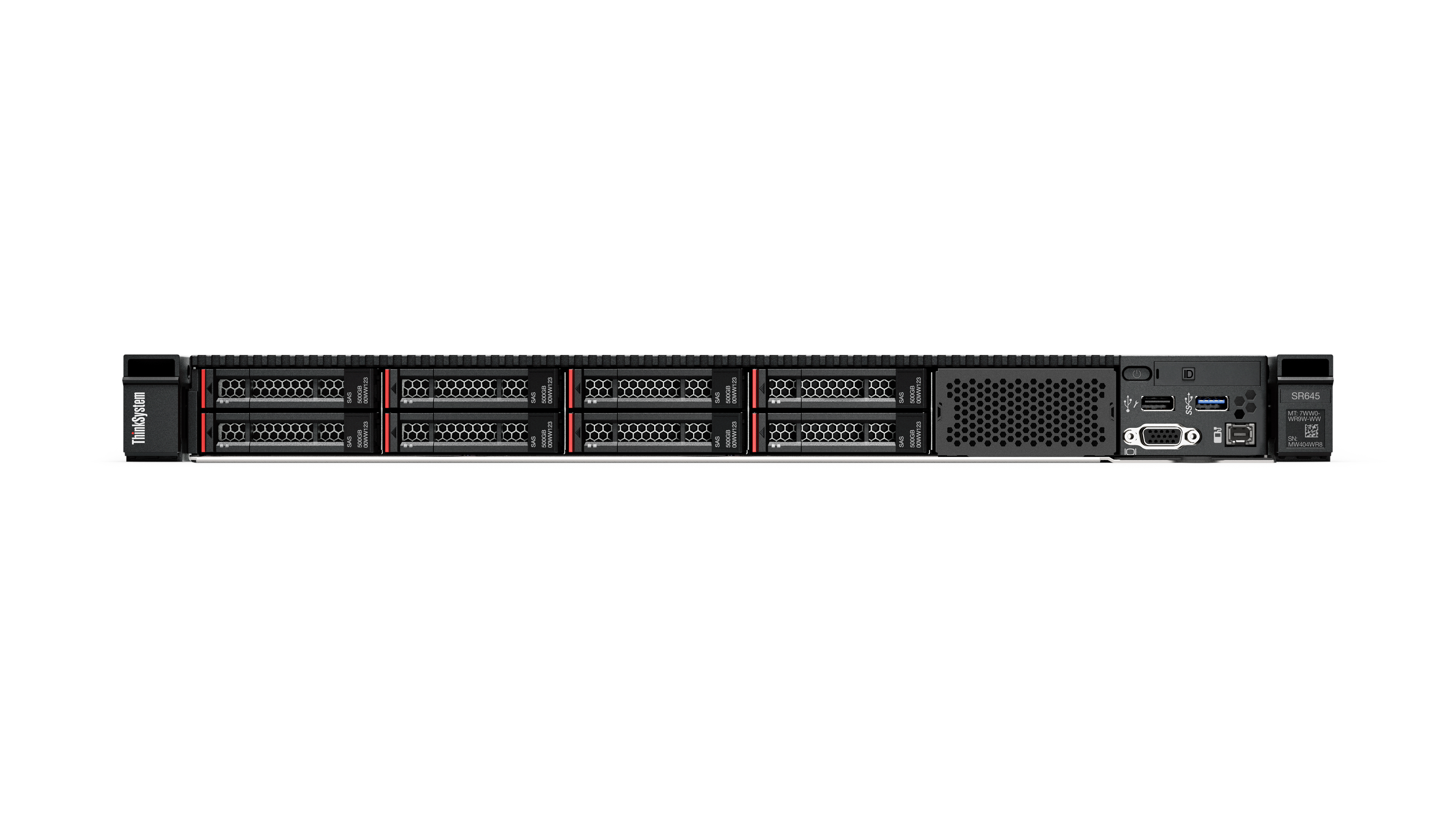 Lenovo ThinkSystem SR645 serveur 0 Go Rack (1 U) AMD EPYC 7203 2,8 GHz 32 Go DDR4-SDRAM 1100 W