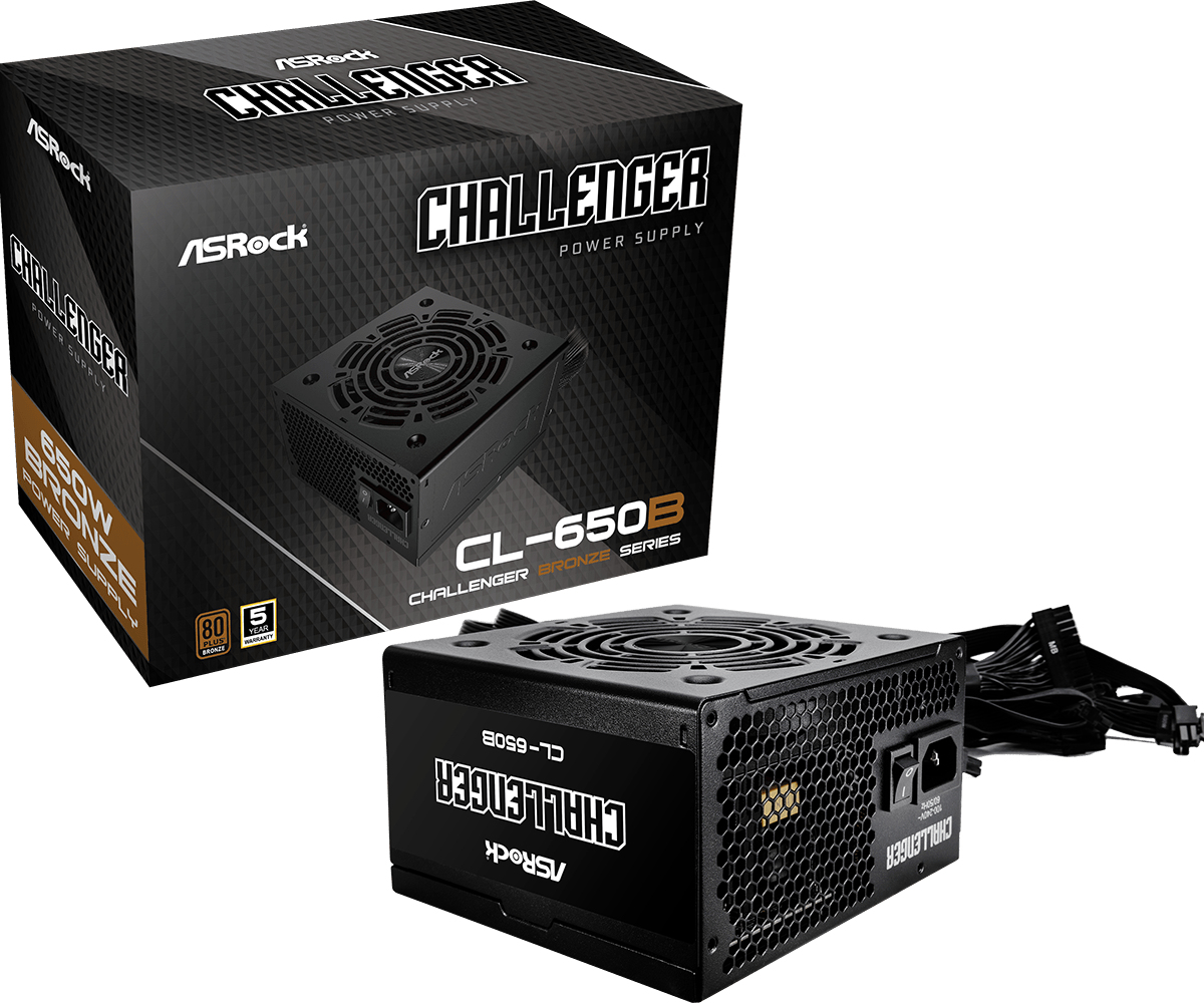 ASRock Challenger Cl-650B Netzteil - PC-/Server Netzteil - 650 W