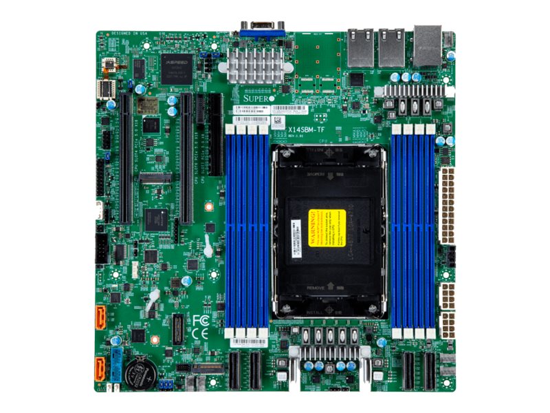Supermicro X14SBM-TF - Motherboard - micro ATX