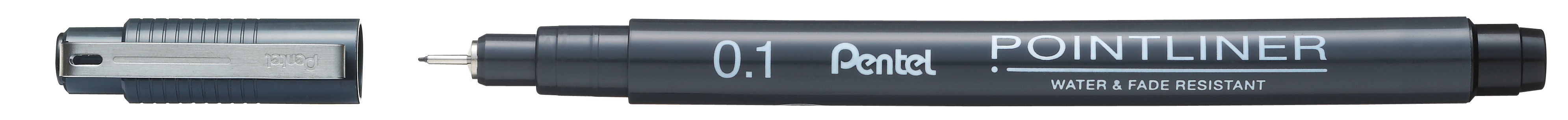 Pentel Pointliner Fineliner schwarz 0.1 mm