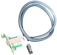 Supermicro SAS-Kabel intern zu extern - 4x Shielded Mini MultiLane SAS (SFF-8088)