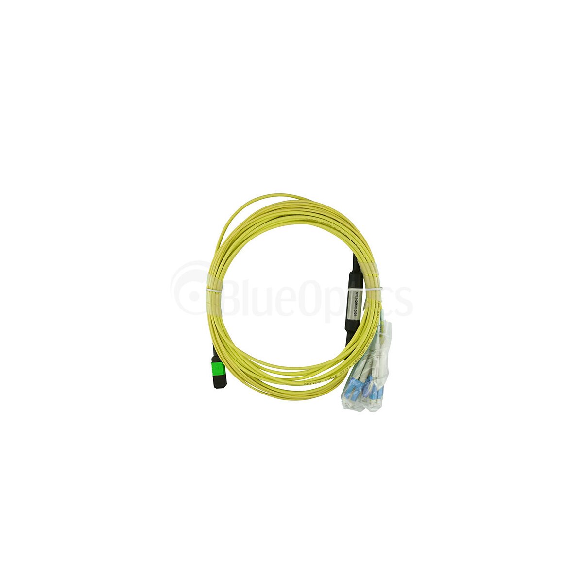 BlueOptics 470-ABGG cavo a fibre ottiche 5 m MTP 4x LC G.657.A1 Giallo