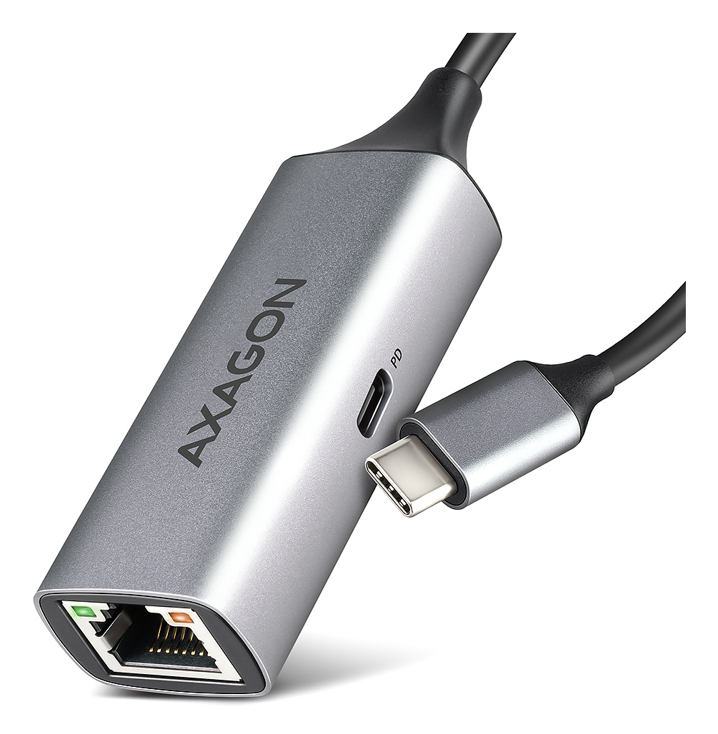 AXAGON ADE-TXPD Gigabit Ethernet Adapter USB-C - titangrau