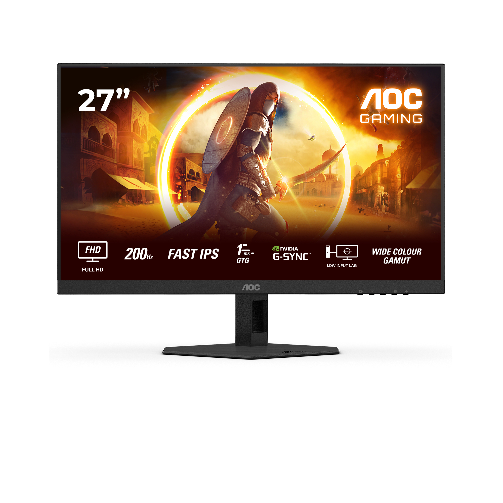 AOC G4 27G4HRE computer monitor 68.6 cm (27) 1920 x 1080 pixels Full HD LED Black, Red