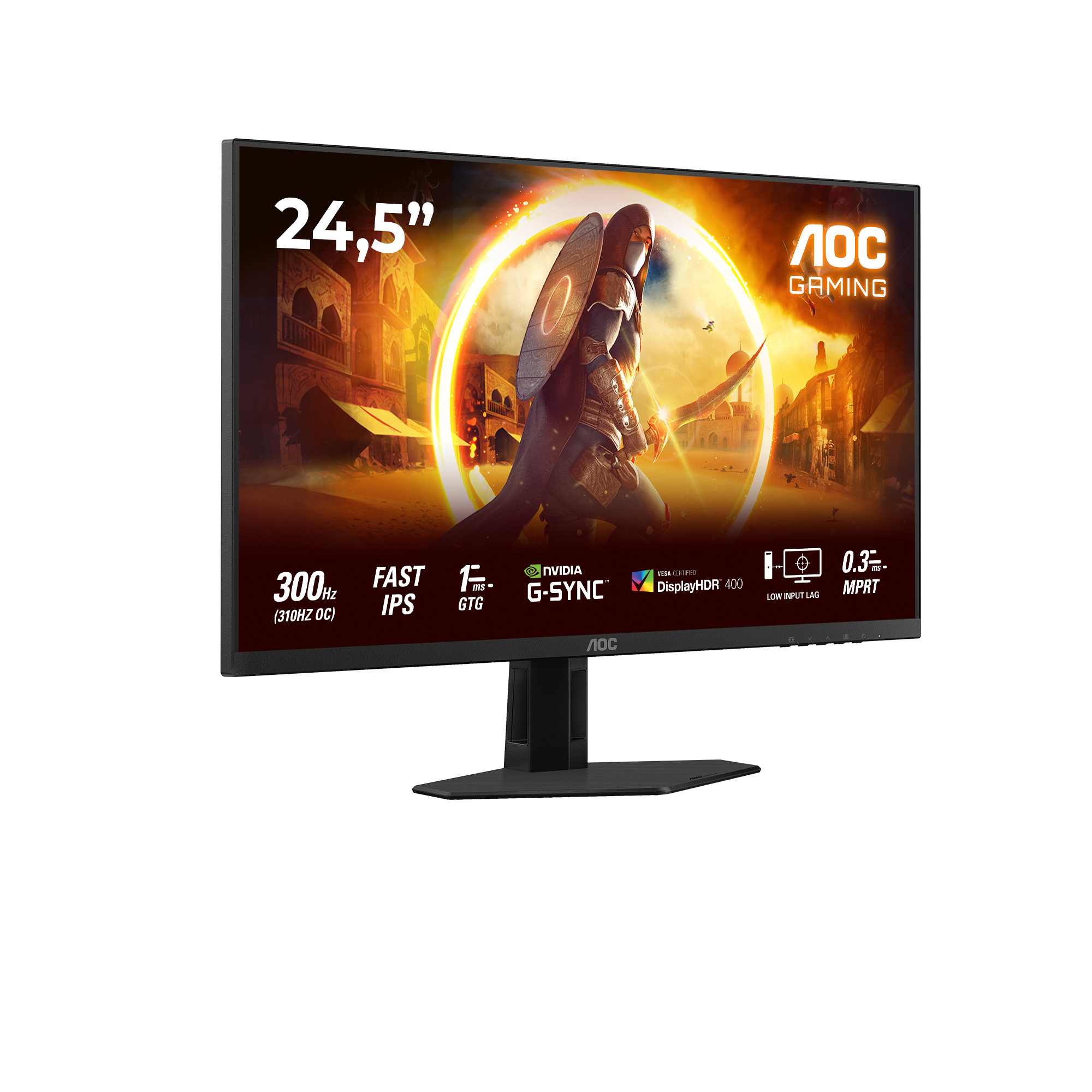 AOC G4 25G4SRE computer monitor 62.2 cm (24.5) 1920 x 1080 pixels Full HD LED Black, Red