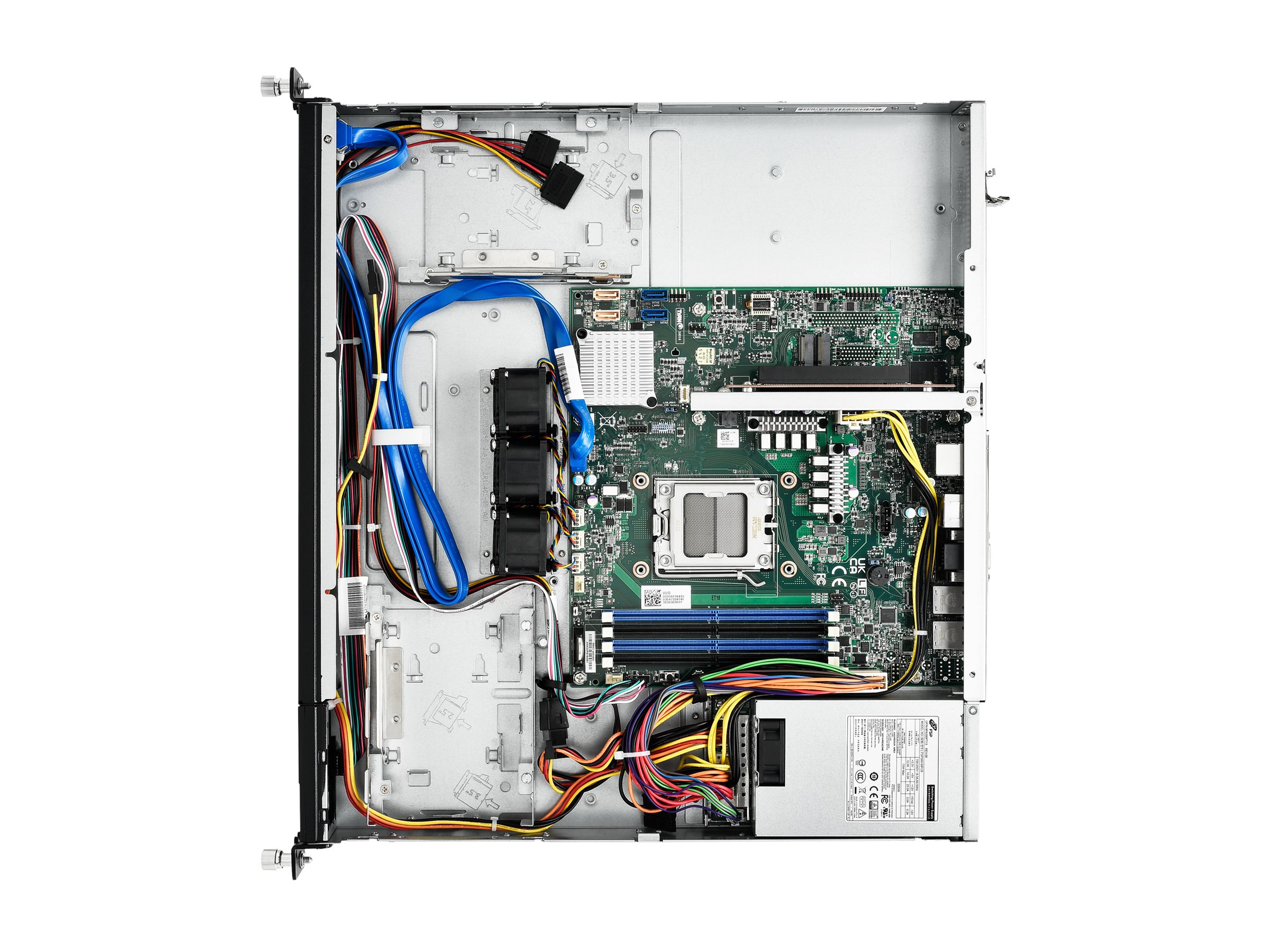 MiTAC B8016G40V4 - Server - Rack-Montage - 1U - 1-Weg - keine CPU - SATA - Hot-Swap 6.4 cm, 8.9 cm (2.5, 3.5)