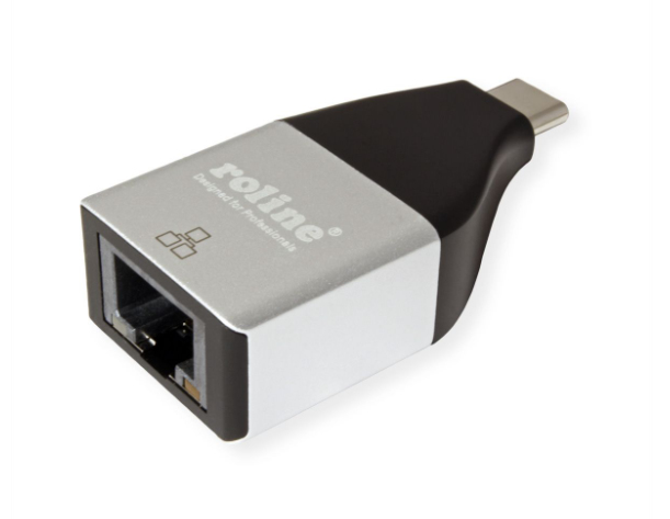 ROLINE 12.02.1110 changeur de genre de c�ble USB Type C RJ-45 Argent