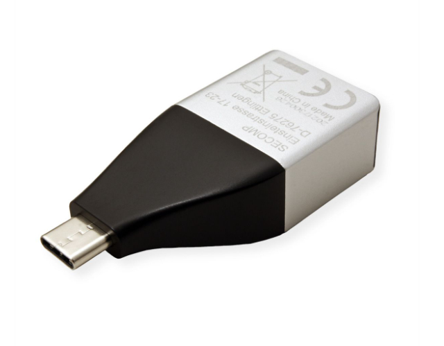 ROLINE 12.02.1110 changeur de genre de c�ble USB Type C RJ-45 Argent