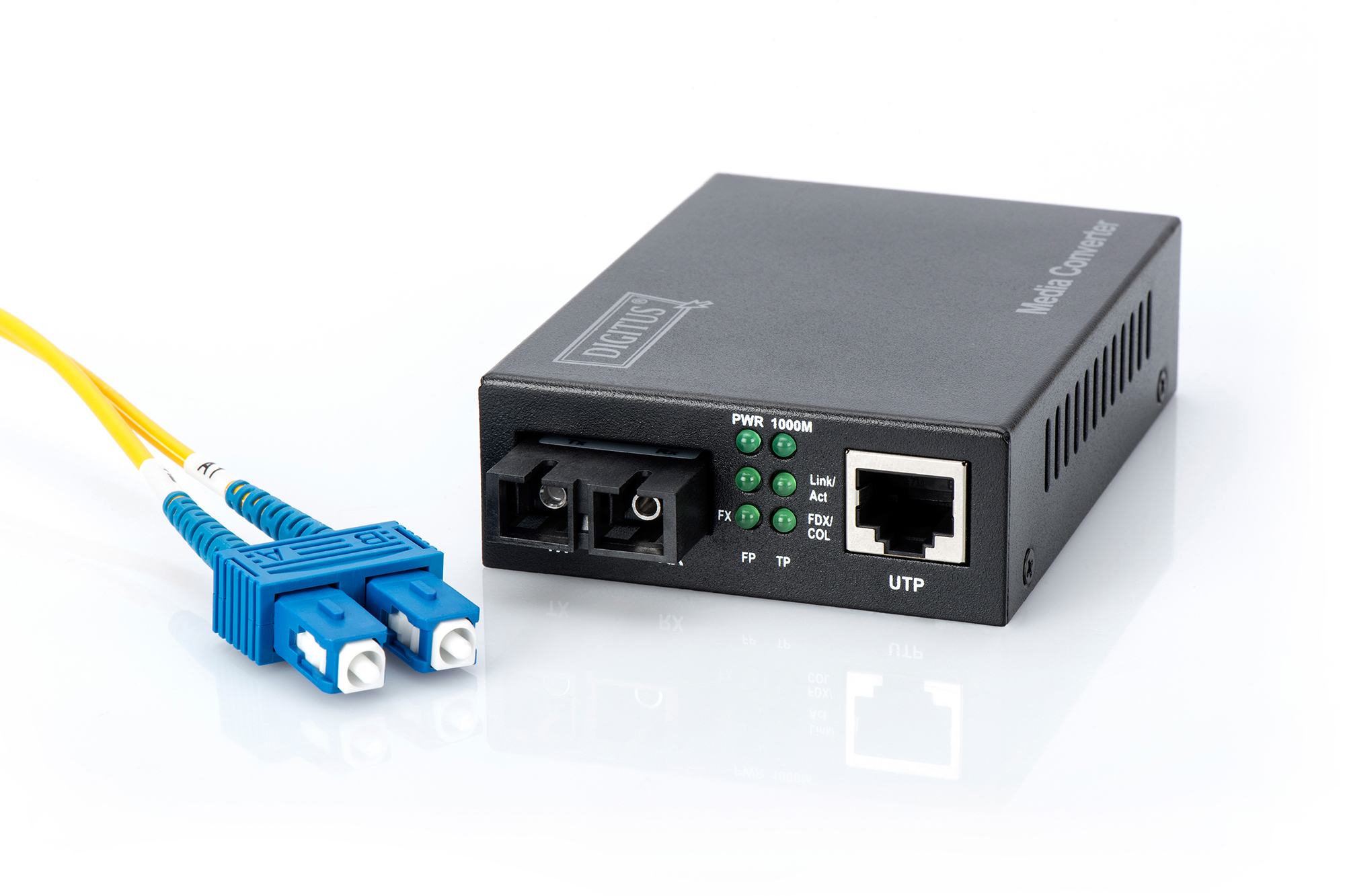 DIGITUS Gigabit Medienkonverter, RJ45 / SC