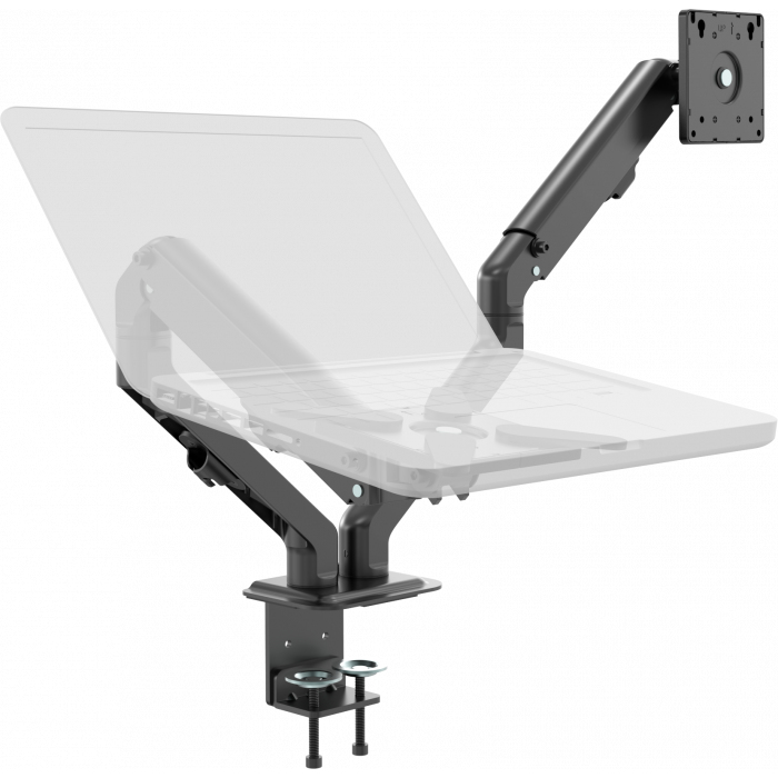 Vision VFM-DAD/4 supporto da tavolo per Tv a schermo piatto 68,6 cm (27) Nero Scrivania