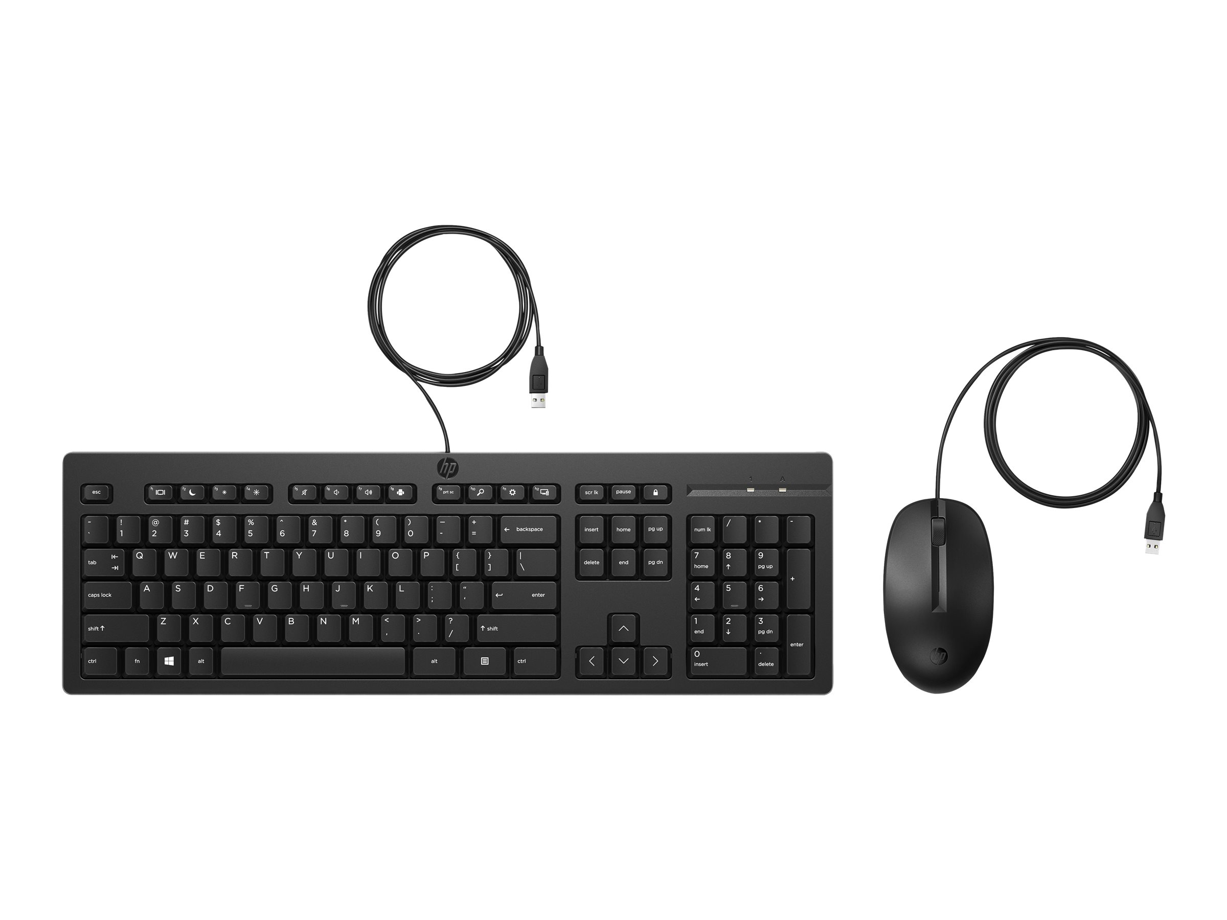 286J4AA - Pack clavier souris filaires HP 225 AZERTY 