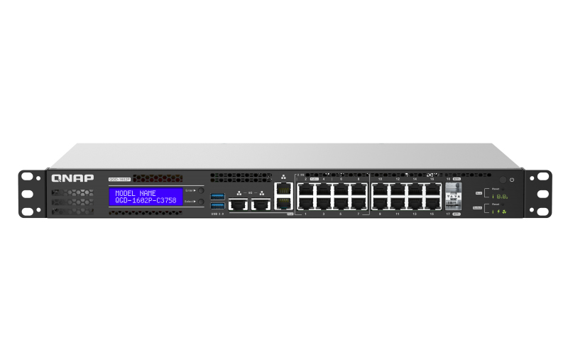 QNAP QGD-1602-C3558-8G Smart Edge Switch mit 2.5 GbE und 10 Fhigkeit