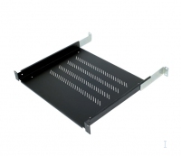 Triton 19 shelf 1U 650mm 80kg plastic black