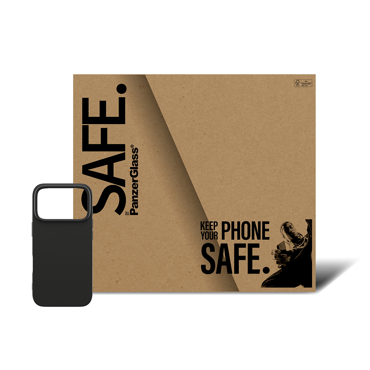 PanzerGlass SAFE. by � TPU Case Black iPhone 17 Pro | Bulk