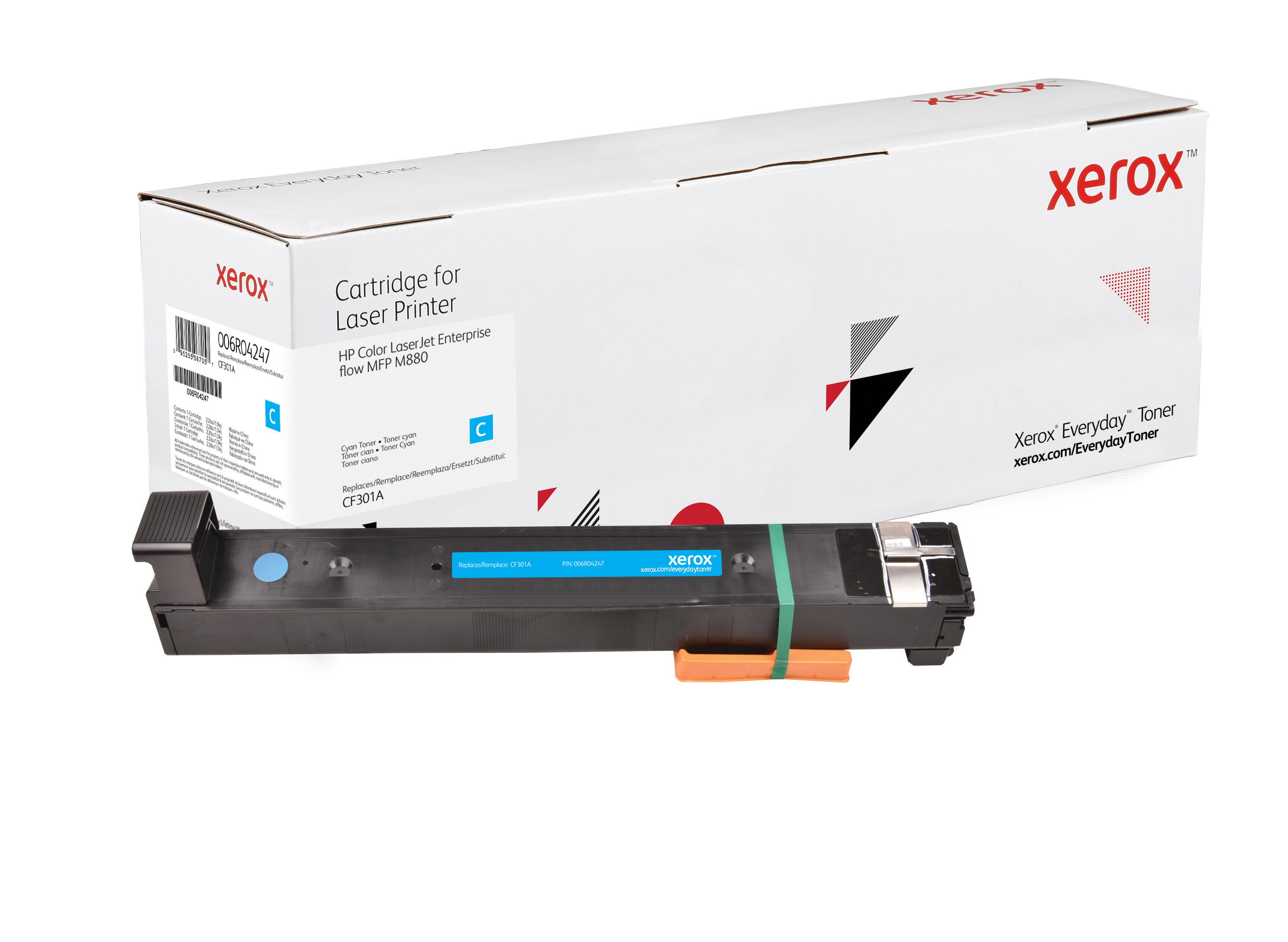 Xerox 006R04247 Everyday Cyan Toner compatible with HP 827A (CF301A),  Standard Yield