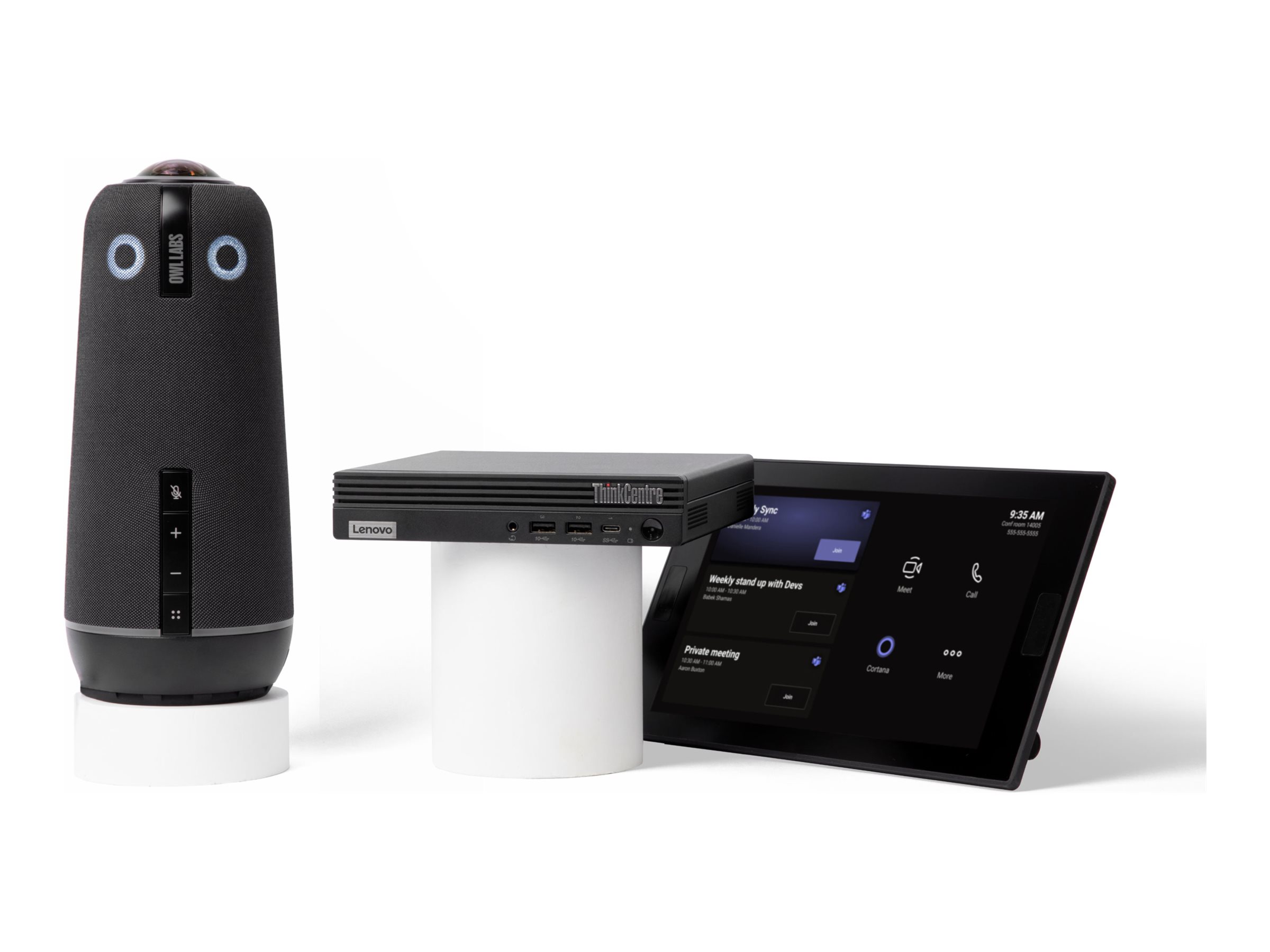 Owl Labs Microsoft Teams Rooms Bundle sistema de video conferencia 64 MP Ethernet Sistema de v�deoconferencia en grupo