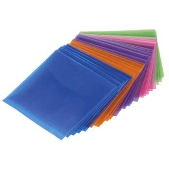 Hama CD-/DVD-H�lle - Blau, Rot, gr�n, orange, violett (Packung mit 50)