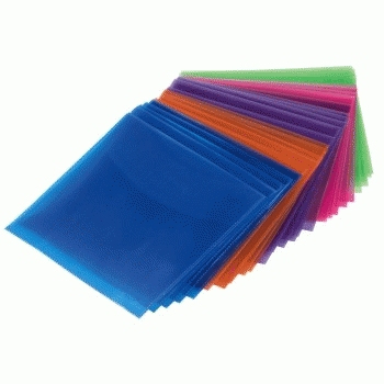 Hama CD-/DVD-H�lle - Blau, Rot, gr�n, orange, violett (Packung mit 50)
