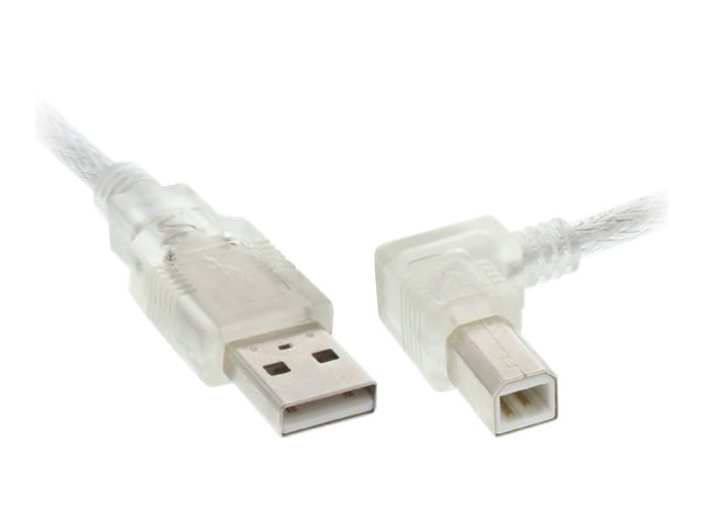 InLine 3m USB 2.0 AM/BM cable USB USB A USB B Transparente