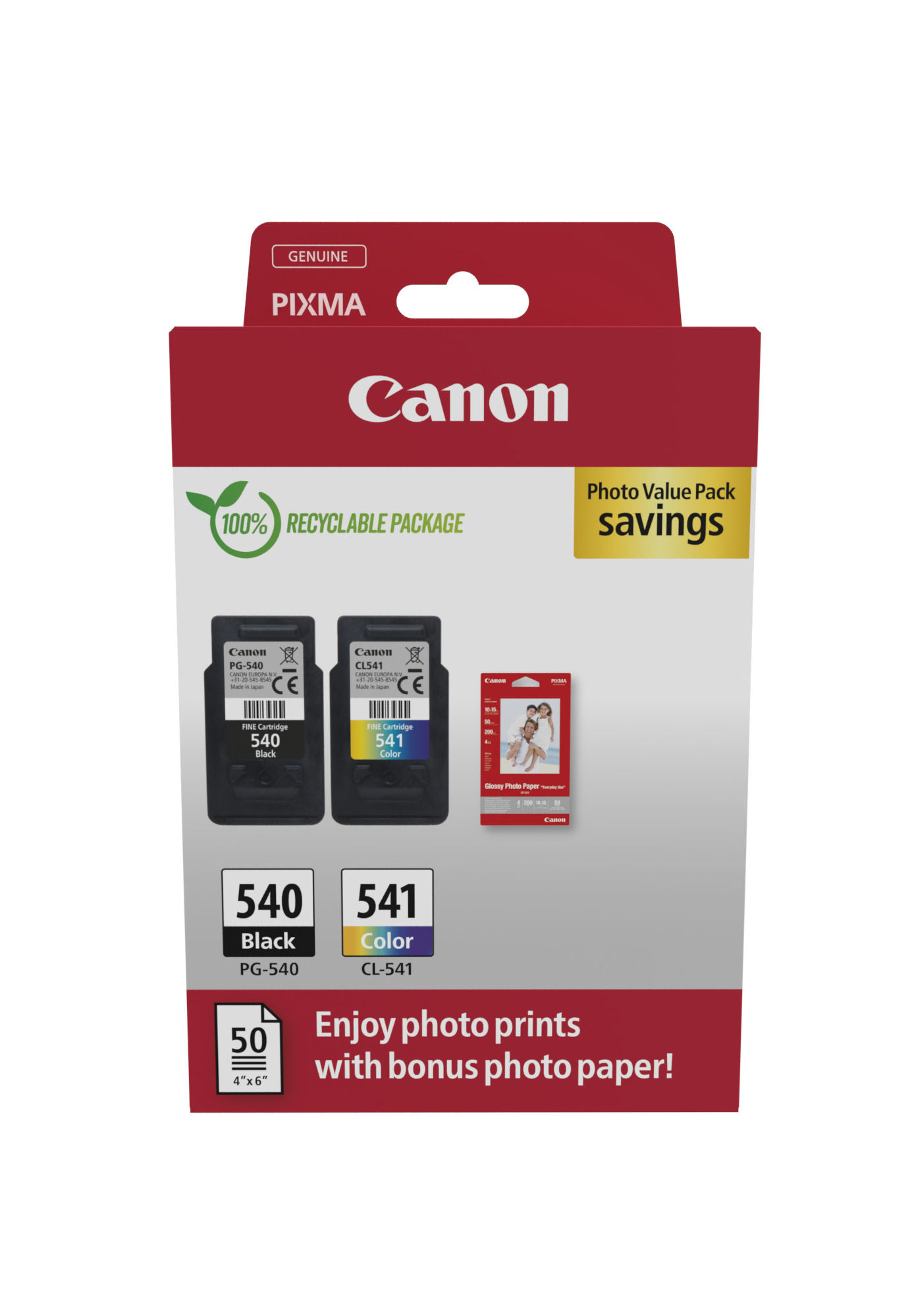 Canon PG-540/CL-541 Ink Cartridge PVP