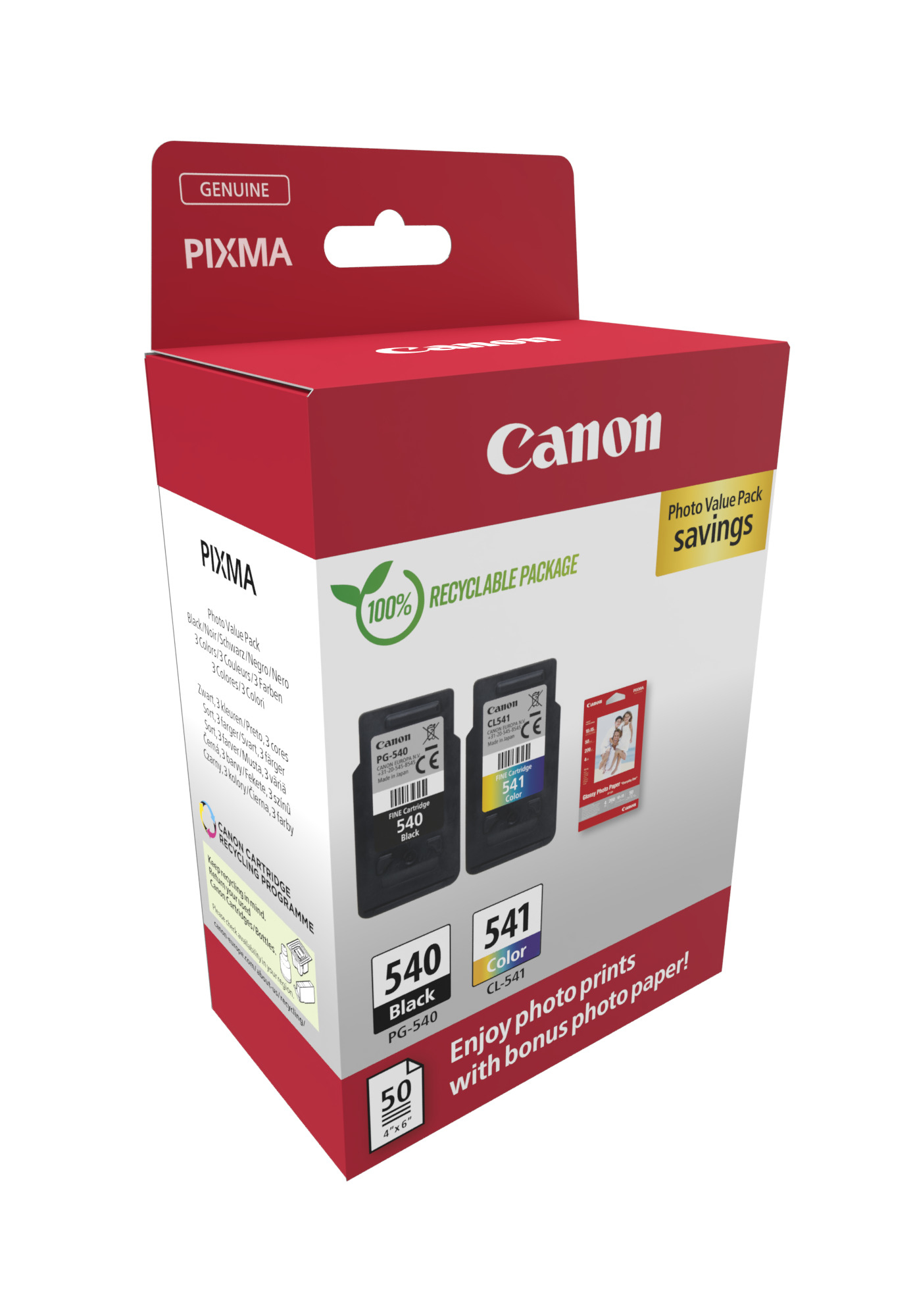 Canon PG-540/CL-541 Ink Cartridge PVP