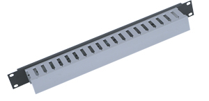 Triton 19 panel 1U with cable trunking single