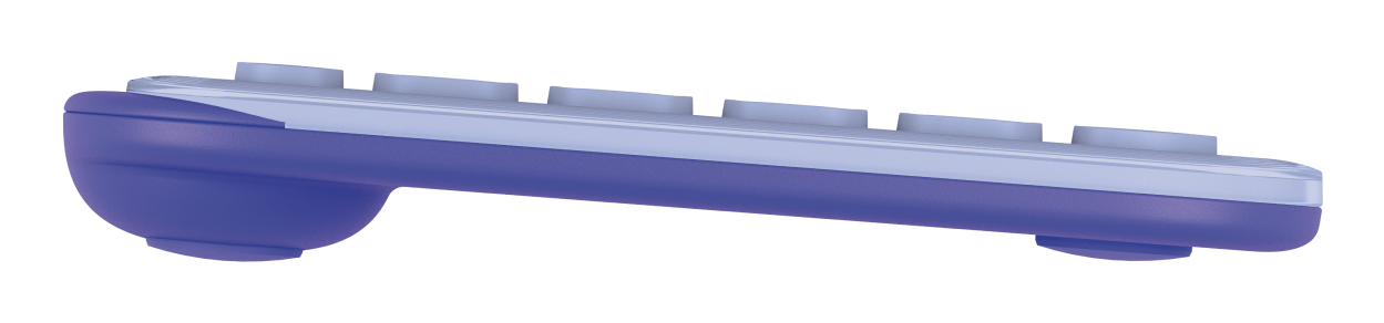 Logitech POP Icon Keys teclado Universal Bluetooth QWERTY Internacional de EE.UU. Lila, Blanco