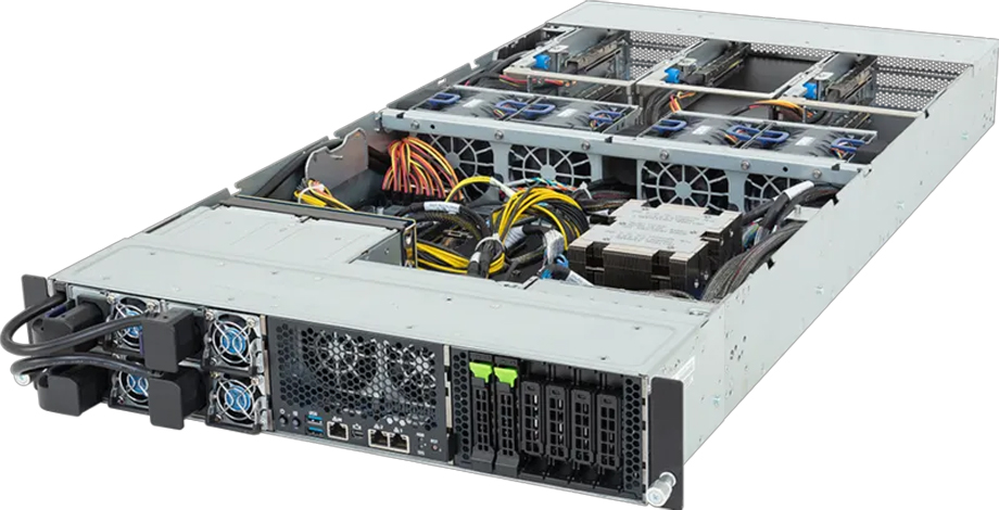 Gigabyte XV23-ZU0-AAJ1 2U AMD EPYC 9005/9004 2x2.5 4x2000W - Server-Barebone - AMD EPYC