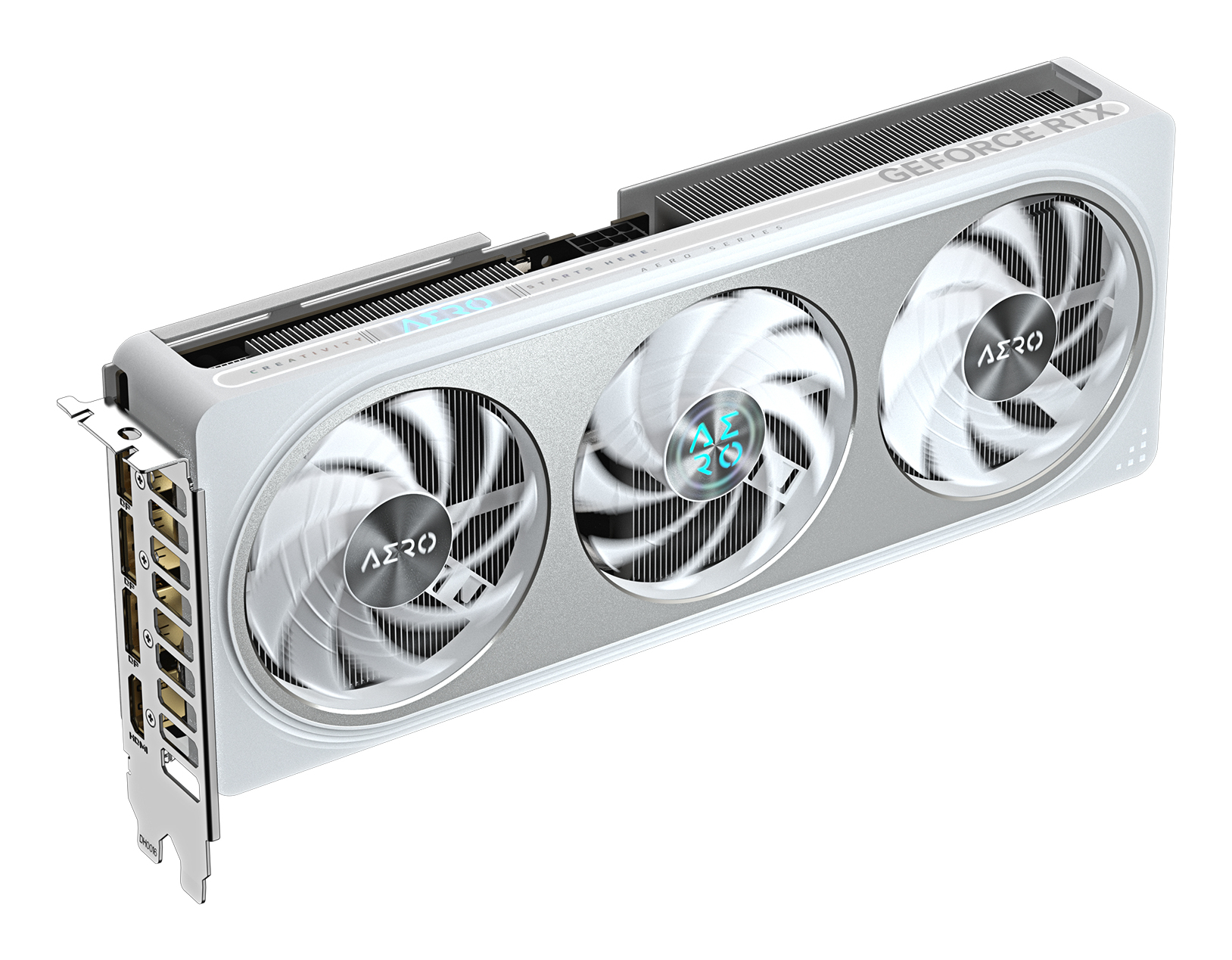 GIGABYTE GeForce RTX 5060 Ti AERO OC 16G Carte Graphique 16 Go GDDR7, 128 bits, PCI-E 5.0, 2647MHz Fr�quence du processeur, 3 x DisplayPort, 1 x HDMI, GV-N506TAERO OC-16GD