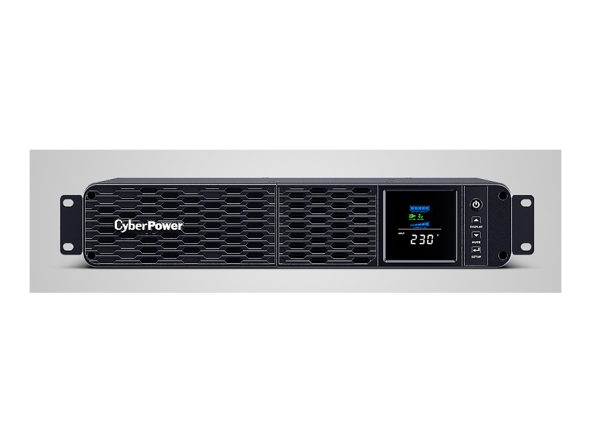 CyberPower CP1200EIPFCRM2U uninterruptible power supply (UPS) Line-Interactive 1.2 kVA 720 W 8 AC outlet(s)