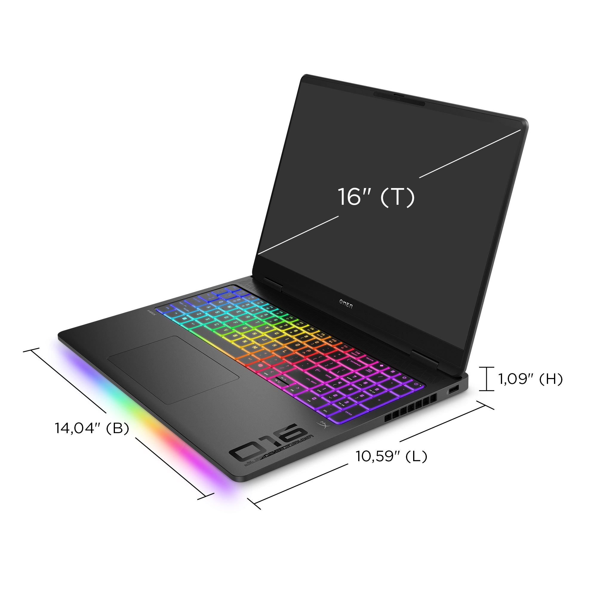 HP OMEN MAX by HP Laptop 16-ak0097ng - AMD Ryzen AI 9 HX 375 - Win 11 Home - GeForce RTX 5080 - 32 GB RAM - 1 TB SSD NVMe - 40.6 cm (16)