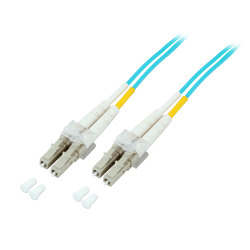 EFB Elektronik O0312.45 cable de fibra optica 45 m LC OM3 Color aguamarina